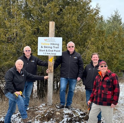 Hiking Trail Opening Photo December 2023