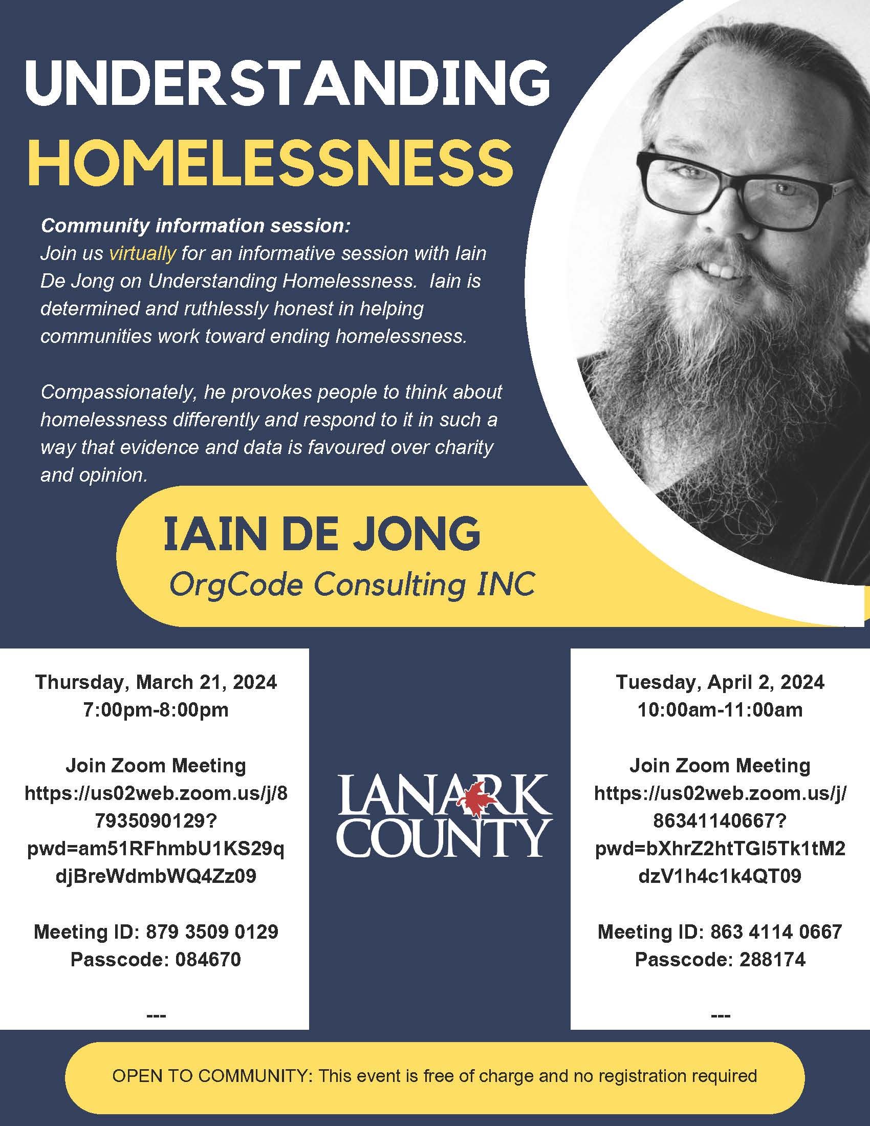 Understanding Homelessness with Iain De Jong